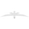 Ekena Millwork Alberta Architectural Grade PVC Gable Bracket, 72"W x 15"H x 2"D x 4"F, 5/12 Pitch GBP072X15X0204ALB00 - alternate 4